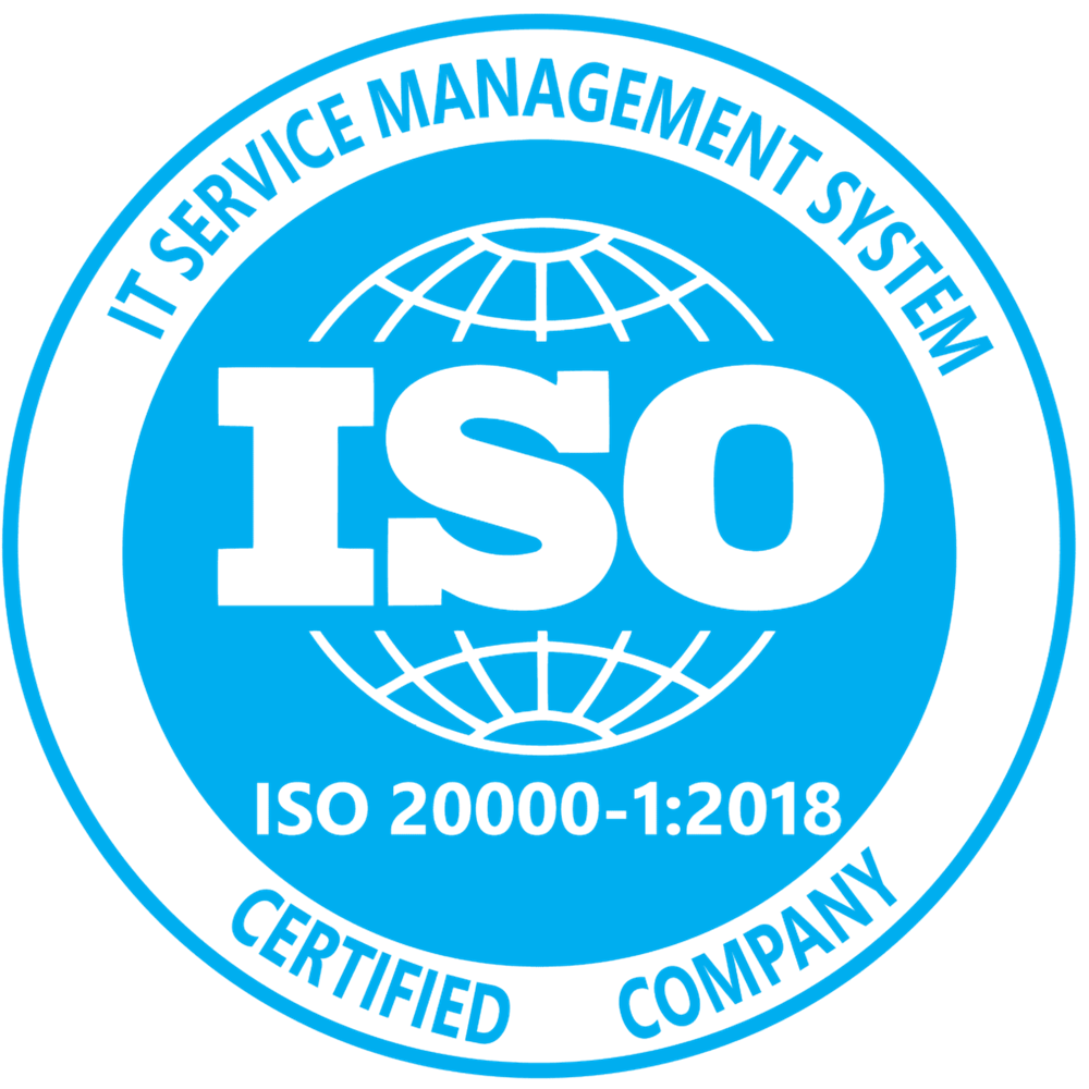 ISO 20000 Certified